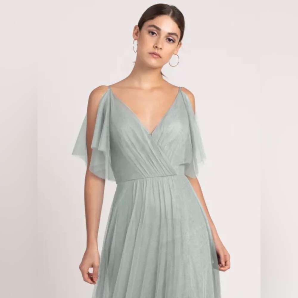 BHLDN Jenny Yoo Collection Cassie Flutter Sleeve Dress